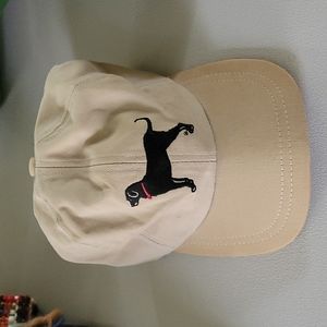 Black dog NWOT tan hat